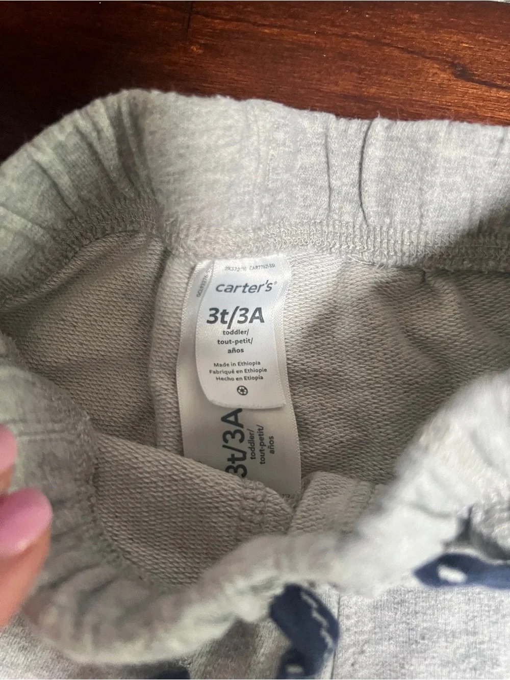 Carter's Navy and gray Shorts with Drawstring 2/$15